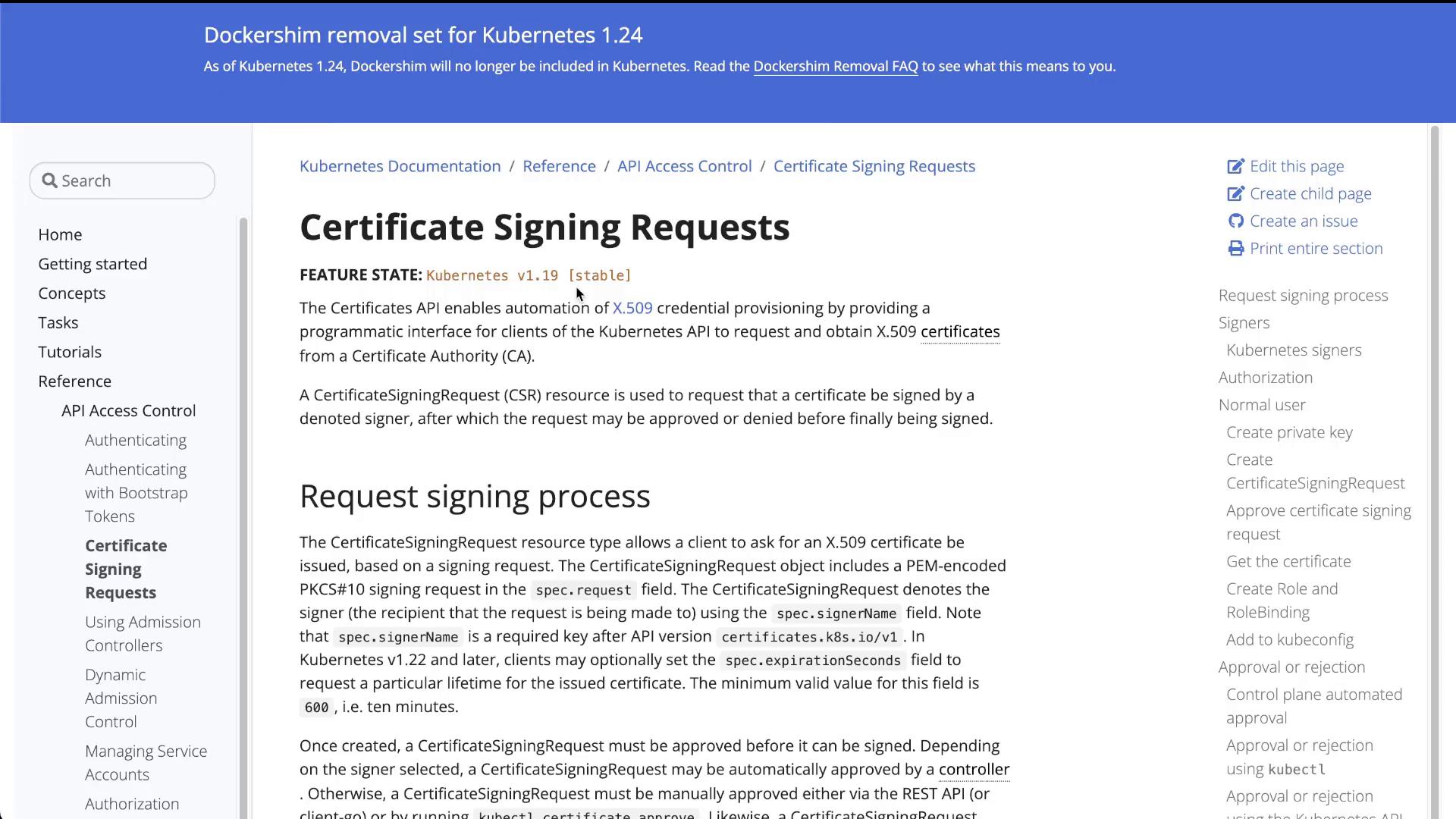 Certificate Signing Requests Process