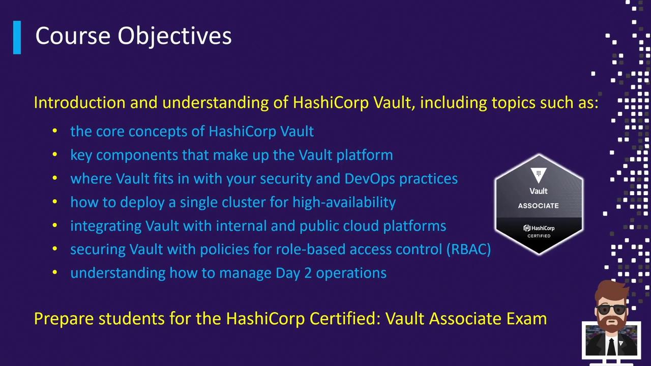 Outline of key course objectives